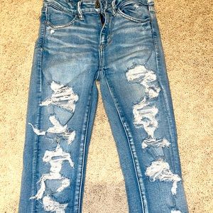 AE Ripped Skinny Jeans